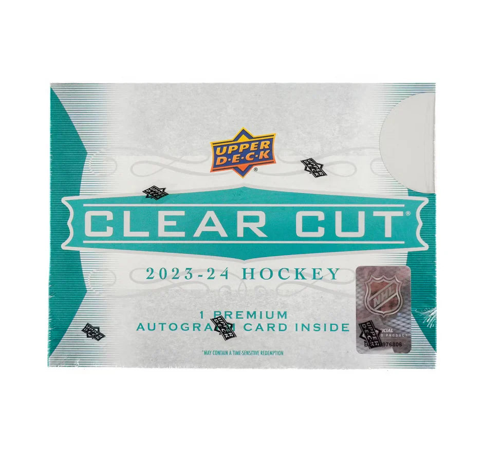 2023-24 Upper Deck Clear Cut Hockey Hobby Box - SEALED