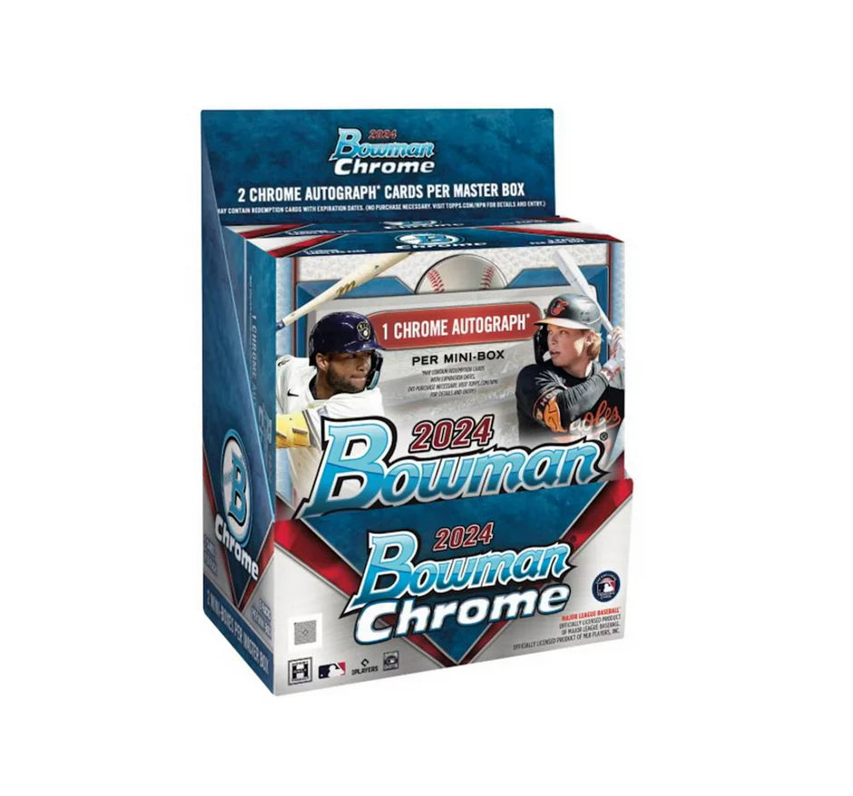 2024 Bowman Chrome Baseball Hobby 12-Box Case - SEALED