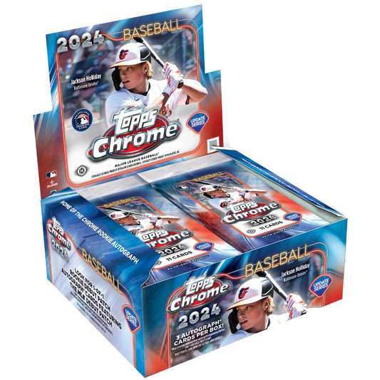 2024 Topps Chrome Update Series Baseball Hobby Jumbo Box - SEALED