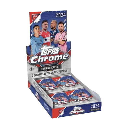 2024 Topps Chrome MLS Hobby Box - PRESALE - Ships on 12/6/2024