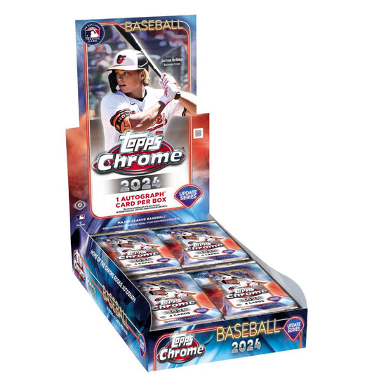 2024 Topps Chrome Update Series Baseball Hobby Box - SEALED