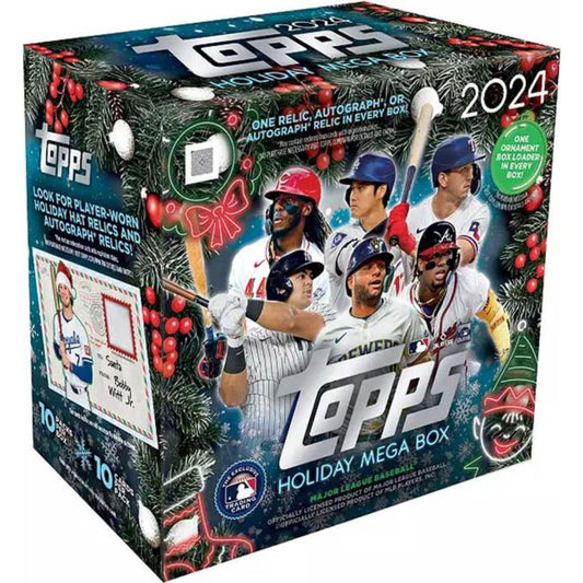 2024 Topps Holiday Baseball Mega Box - FACTORY SEALED