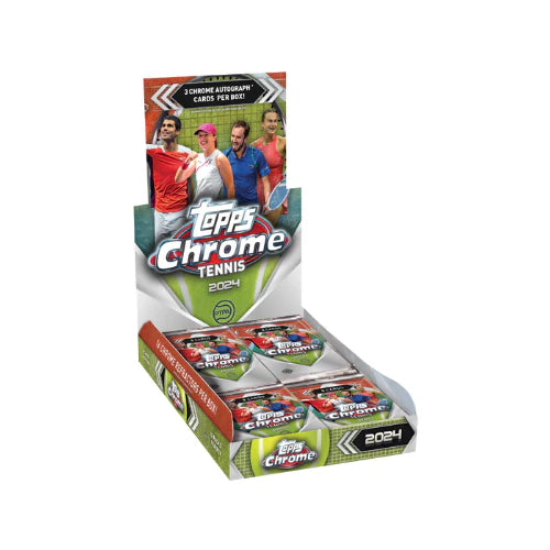 2024 Topps Chrome Tennis Hobby Box - SEALED