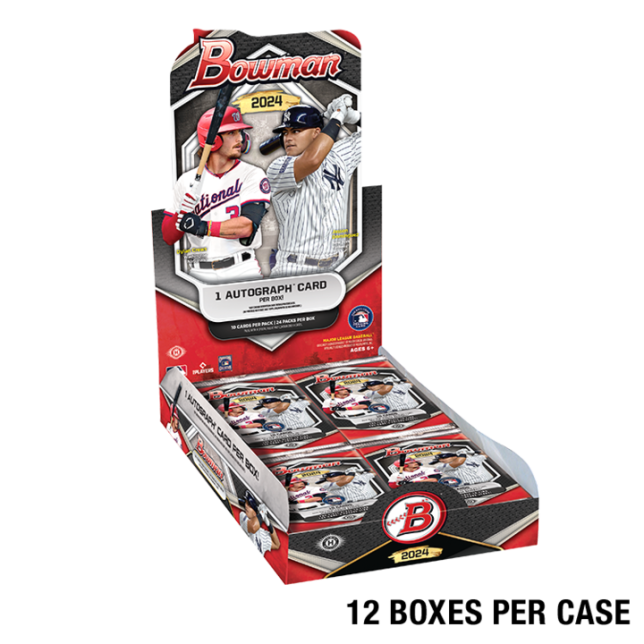 2024 Bowman Baseball - Hobby Box Sealed Case - Pre-Order - SHIPS ON RELEASE DAY 5/8