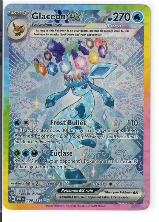 Glaceon ex - 150/131 - SV: Prismatic Evolutions (PRE)