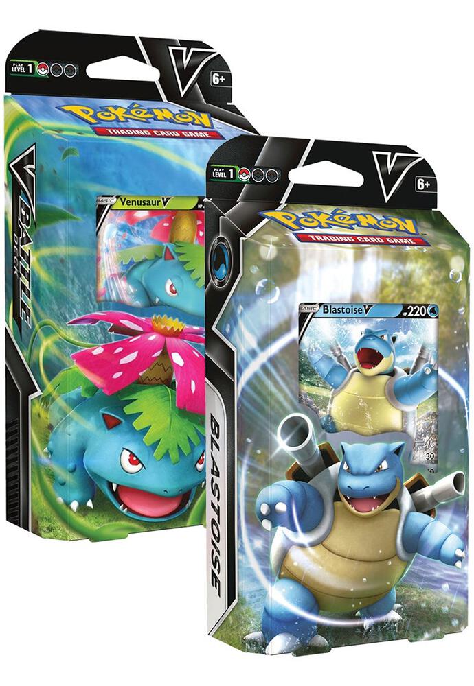 Pokemon Blastoise V/Venusaur V Battle Decks [Set of 2] - Miscellaneous Cards & Products (MCAP)