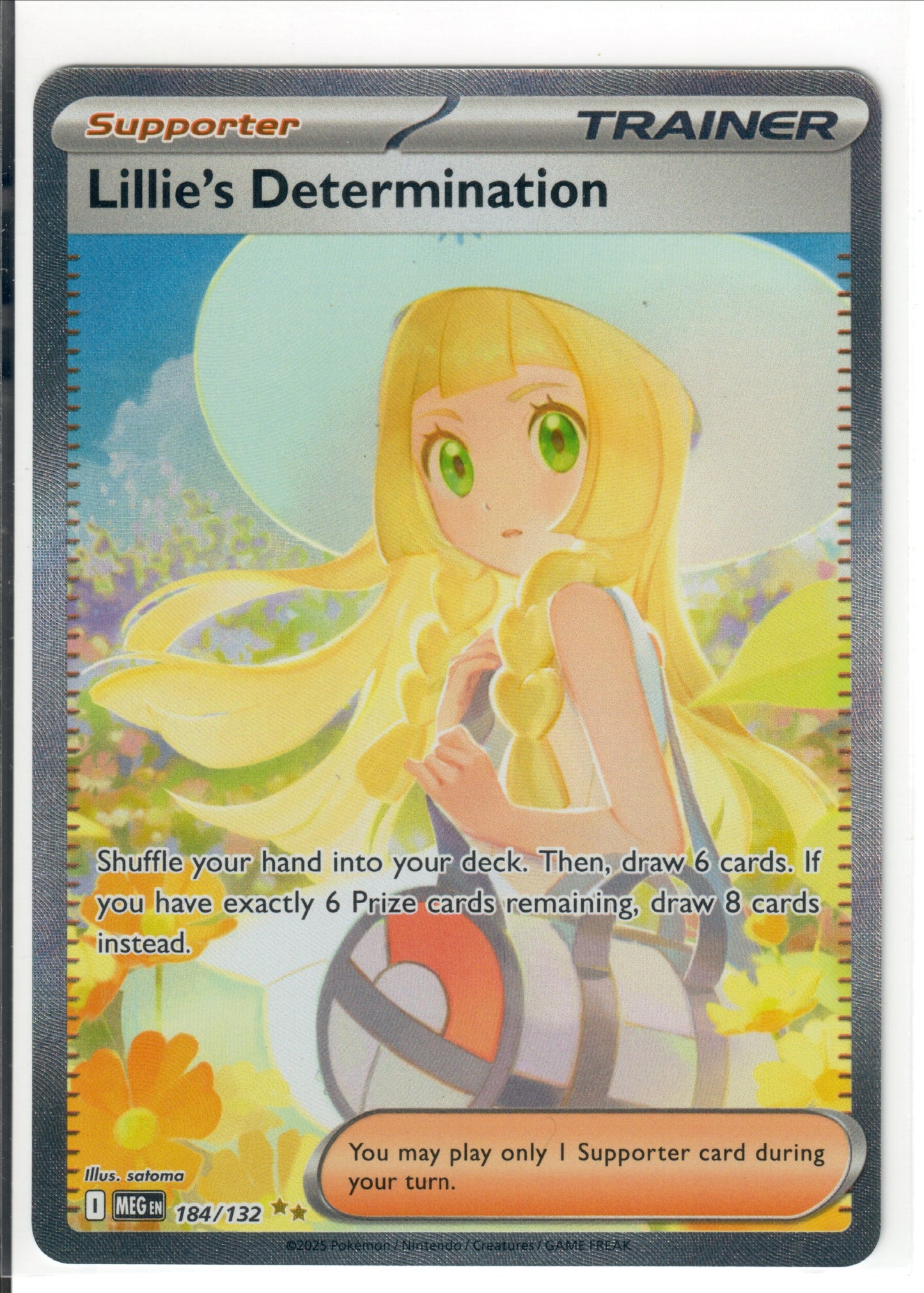 Lillie's Determination - 184/132 - ME01: Mega Evolution (MEG)