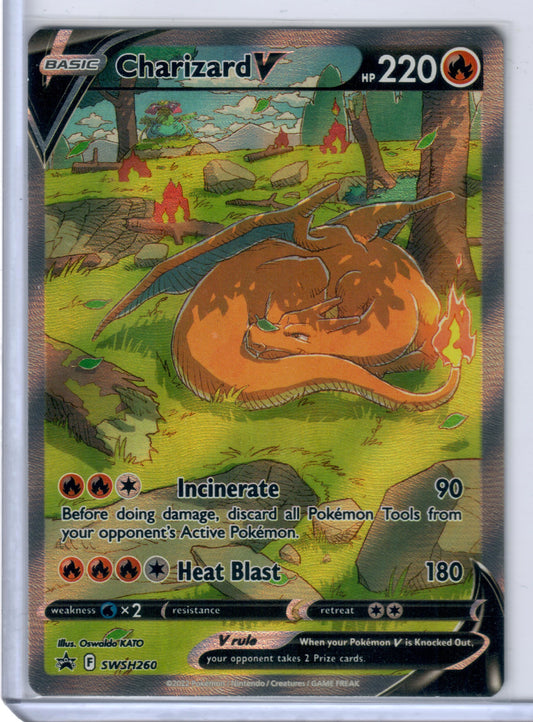 Charizard V - SWSH260 - SWSH: Sword & Shield Promo Cards (SWSD)