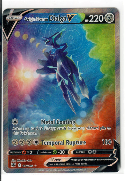 Origin Forme Dialga V (Alternate Full Art) - SWSH10: Astral Radiance (SWSH10)