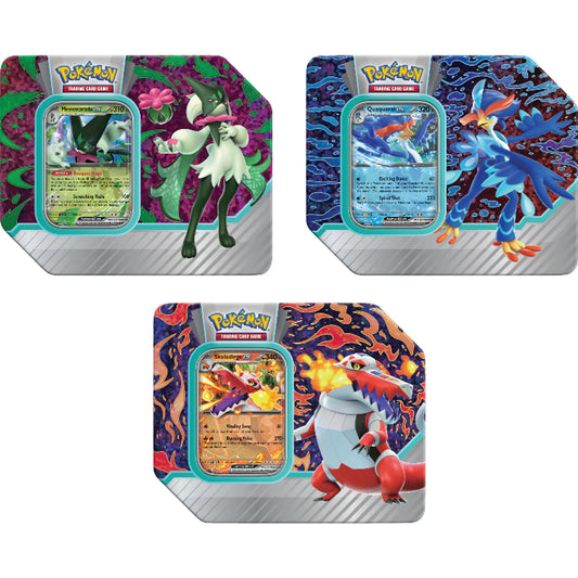 Pokémon - Paldea Partner Tin - 3 Different Styles to choose from!