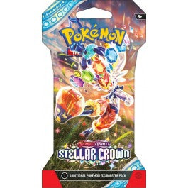 Pokemon Scarlet and Violet 7 Stellar Crown Sleeved Booster - SEALED