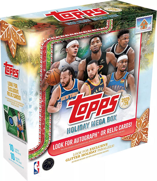 2025 Topps Holiday Basketball Mega Box