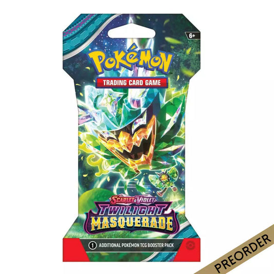 POKEMON TCG Scarlet & Violet 6 Twilight Masquerade Blister Pack - SEALED