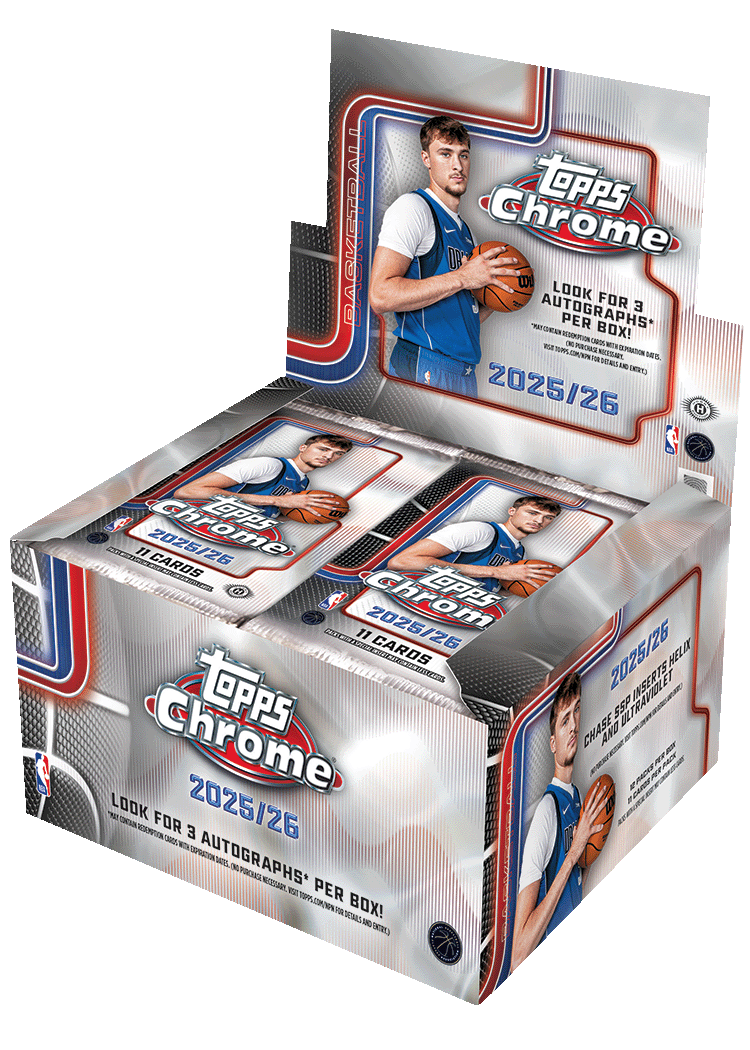 2025-26 Topps Chrome® Basketball - Hobby Jumbo Box (Presell)