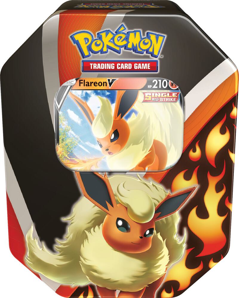 Eevee Evolutions Tin Set of 3 - sold as a set (Flareon, Jolteon and Vaporeon)