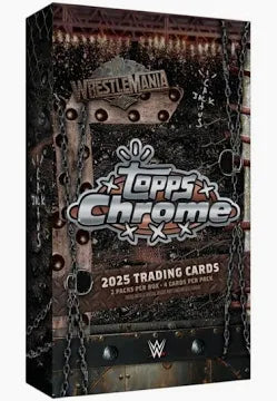 2025 Topps Chrome WWE Cactus Jack x Wrestlemania Box (Presale) - 3 box limit